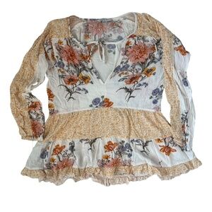 American Eagle Floral Blouse